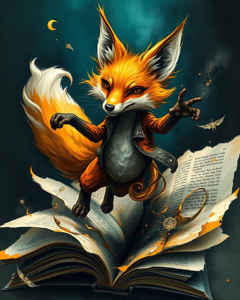 Rell the Fox, narrator of A Small Theft of Stars